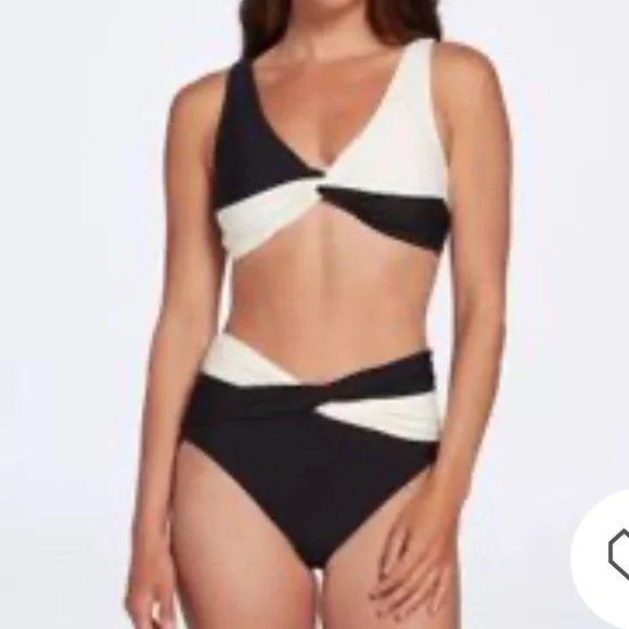 NWT Calia Color Block Twist Front Bikini - Picture 3 of 9
